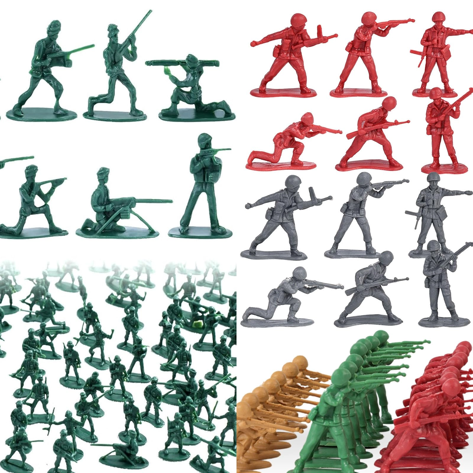 LovesTown Army Men Action Figures - 120PCS 200PCS Bundle