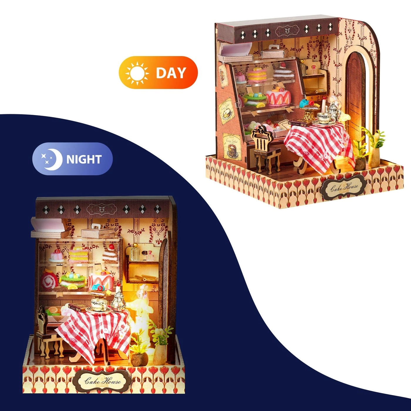 DIY Miniature House Kit - Dessert Corner