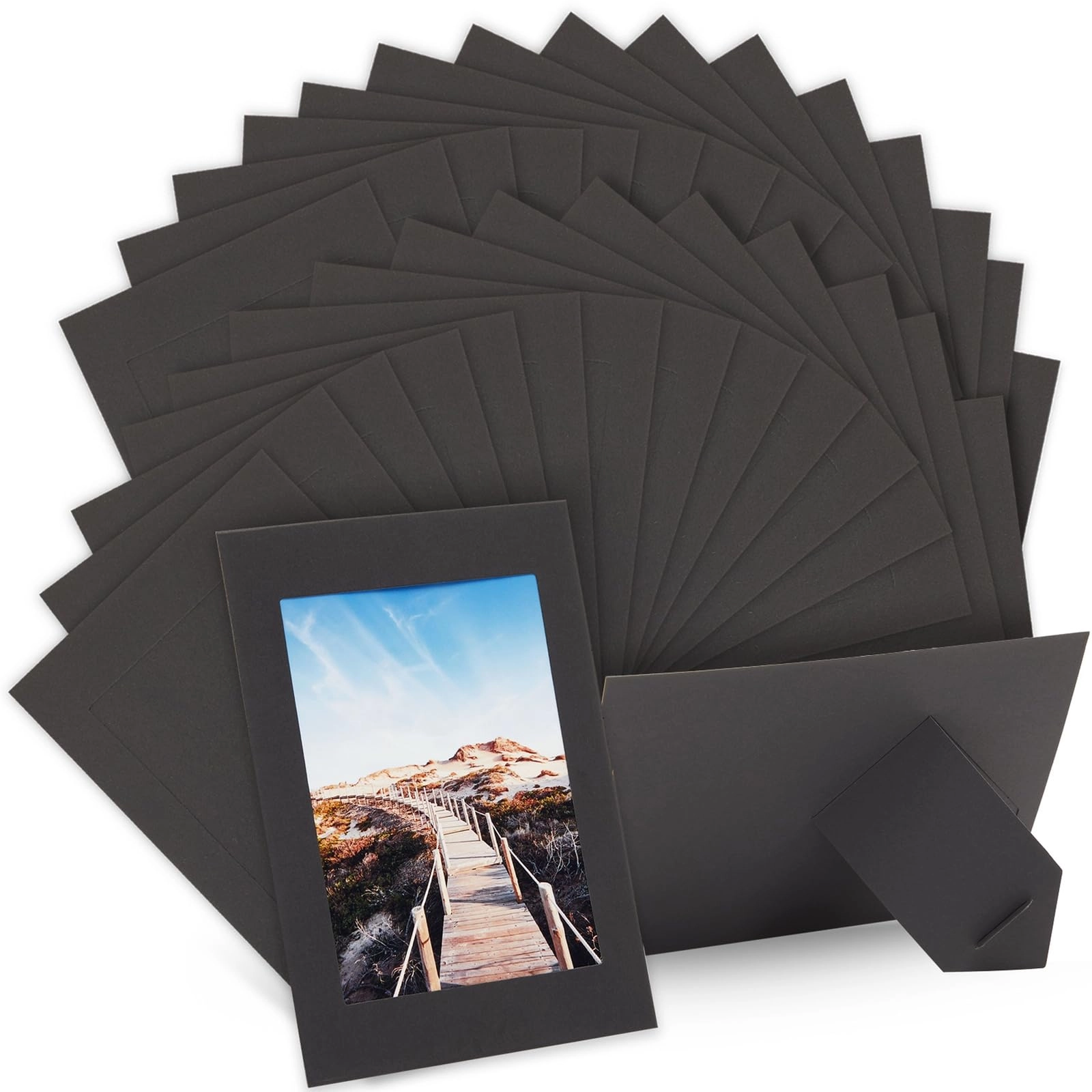 Infinite Commerce Paper Picture Frames - 4x6 Single