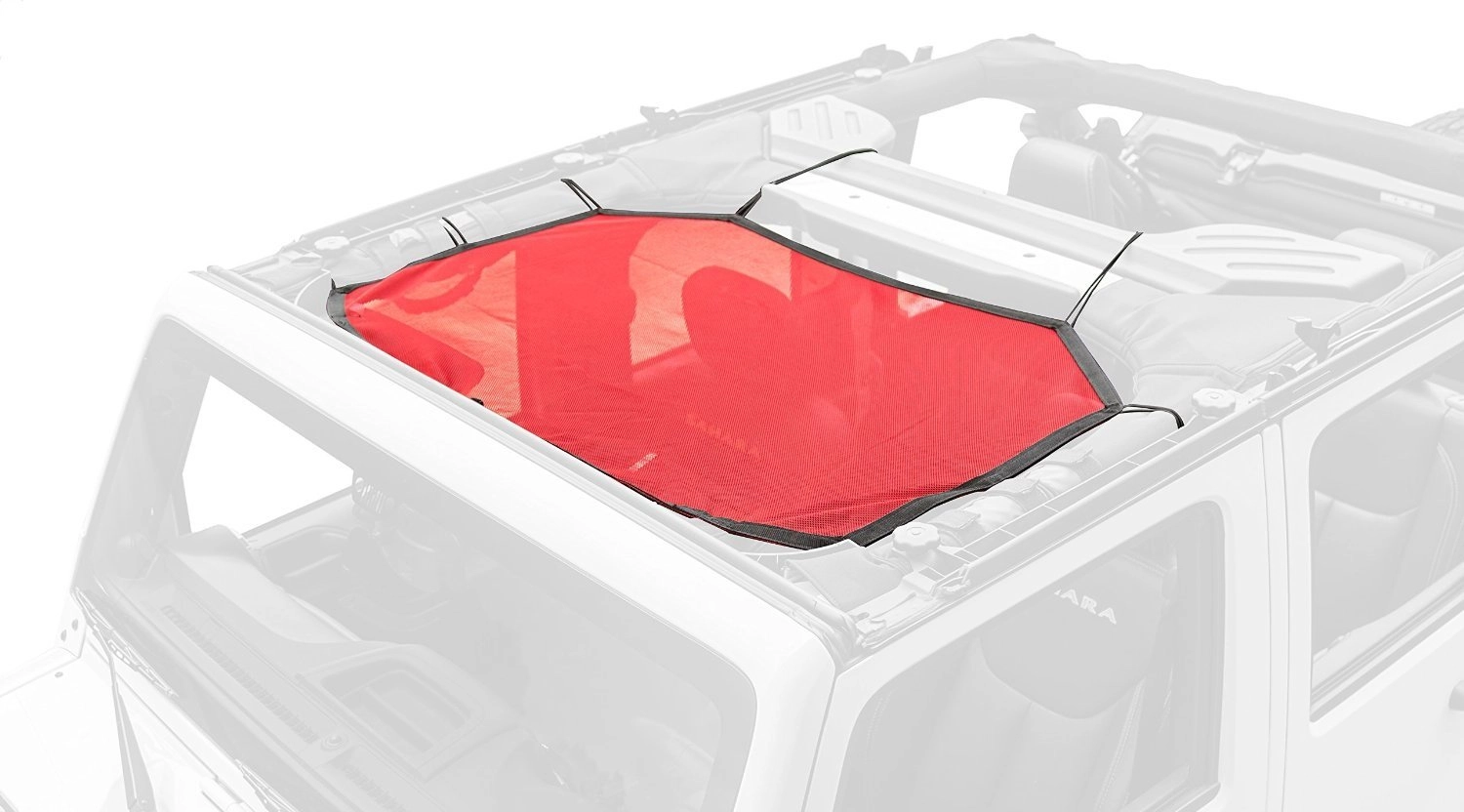 Rugged Ridge Eclipse Sun Shade - Jeep Wrangler 2007-2018 Front