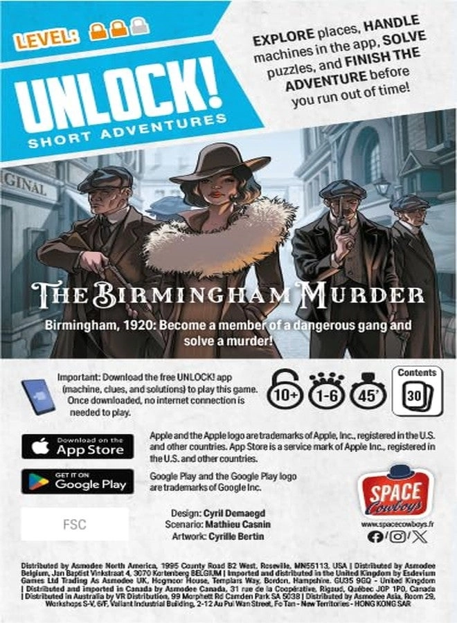 Unlock!: Short Adventures 9 - The Birmingham Murder