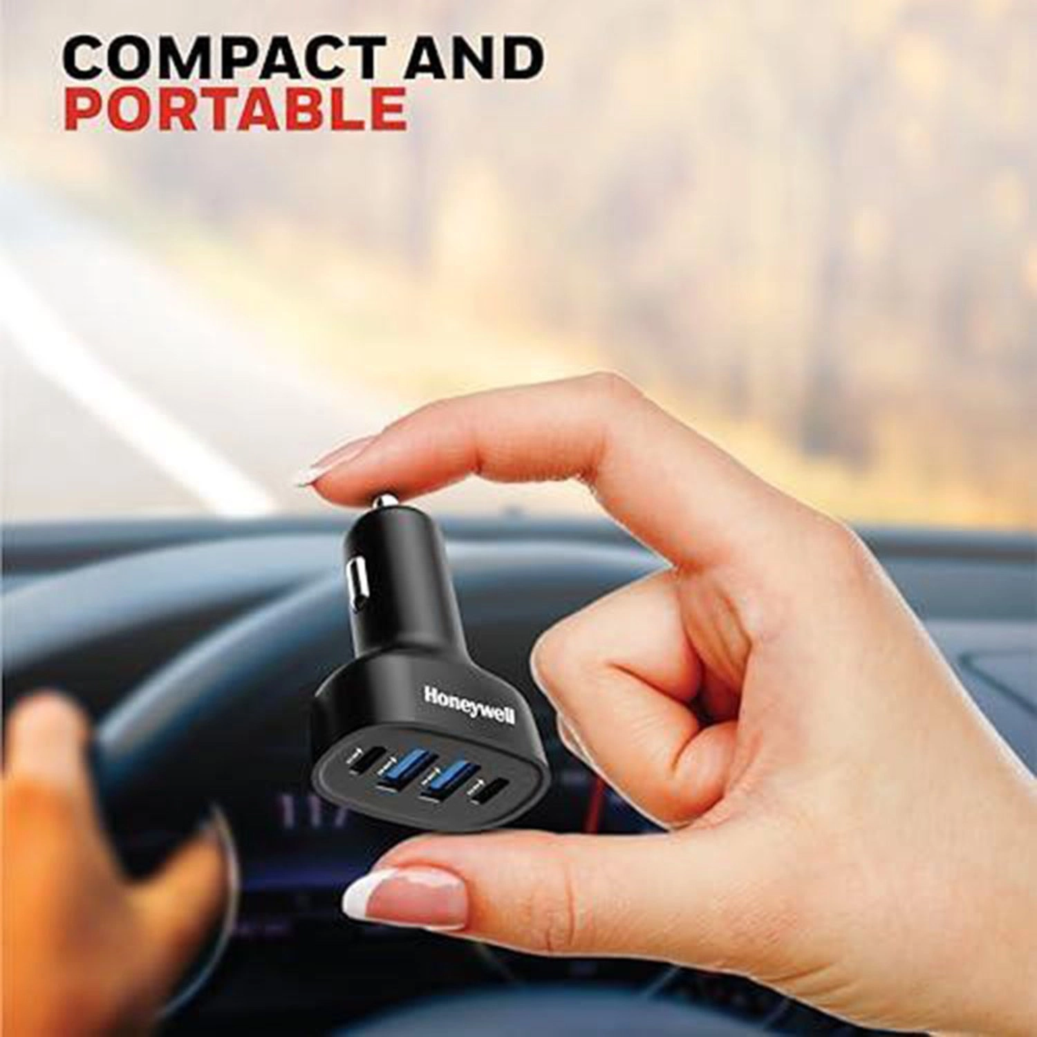 Car Charger - 100W USB-A USB-C