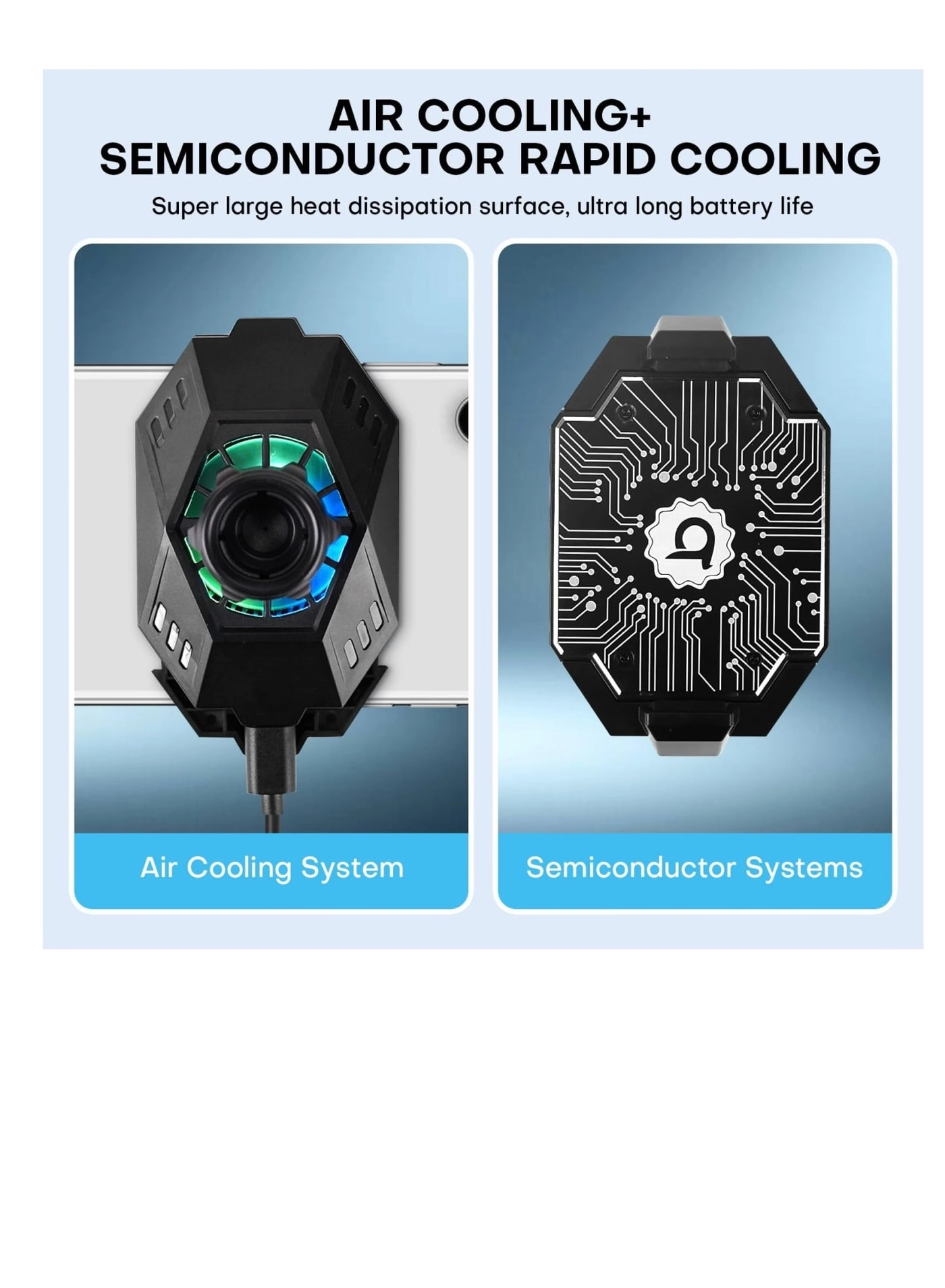 Phone Cooler - Semiconductor Cooling Fan