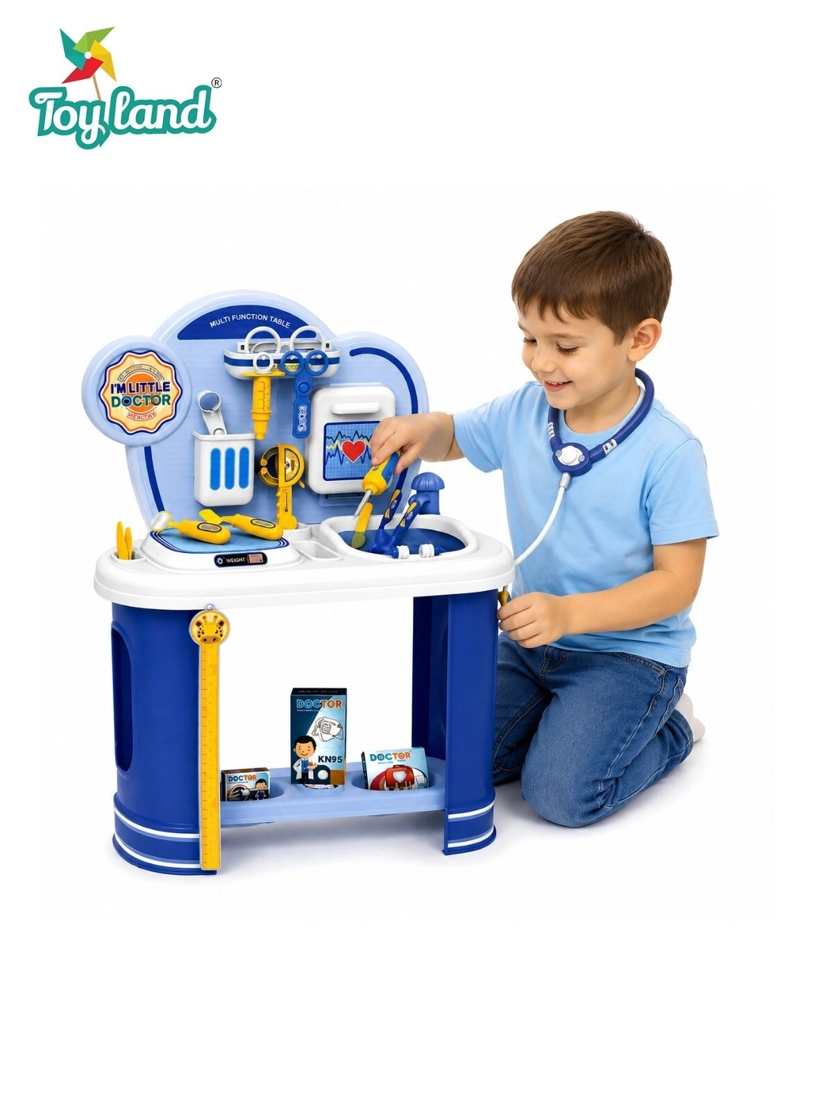 Toy Land UAE Kids Doctor Play Set with Medical Station