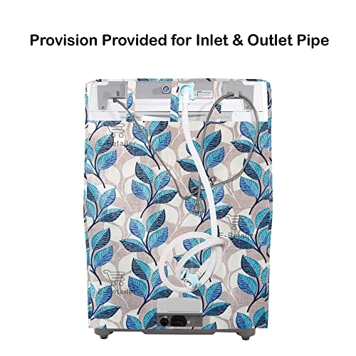 Front Load Washing Machine Cover - 6-7 Kg Blue Polyester