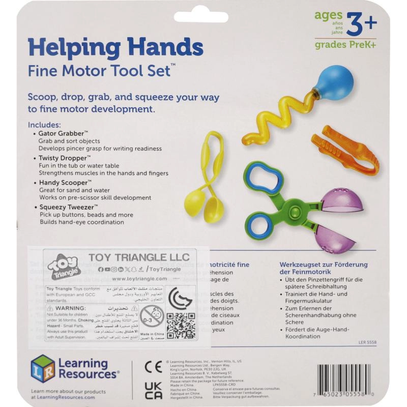 Helping Hands Fine Motor Tool Set - 3+ Years 4 Items