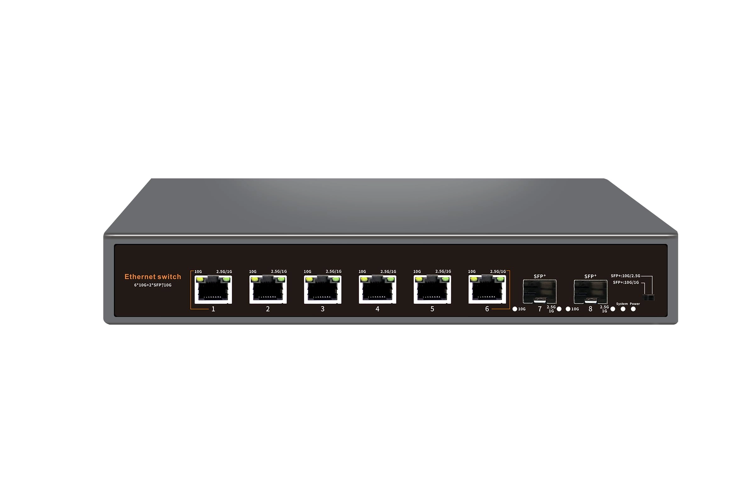 Shenzhen Zhongweiyu Technology Co.,Ltd. Da-W0602WS 6-ports