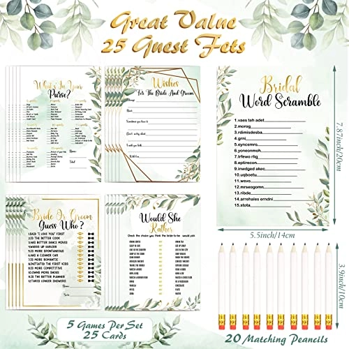 Bridal Shower Game - 145 Pieces