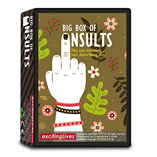 Big Box of Insults - 50 Cards - Card Game
