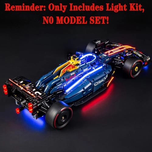 LED Light Set for LEGO F1 Oracle Red Bull Racing RB20 42206 Technic