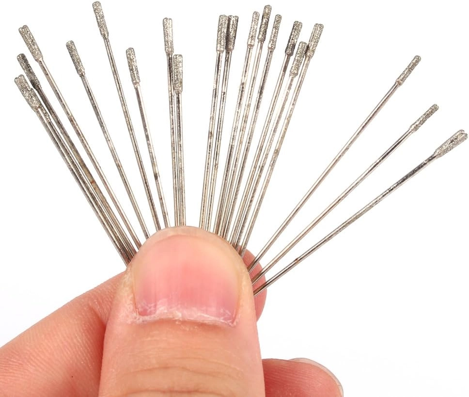 Lapidary Drill Bit - Diamond Powder 20pcs 1mm
