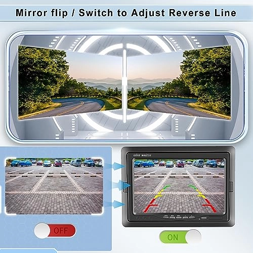 Backup Camera - 18IR Night Vision Wired 800*480