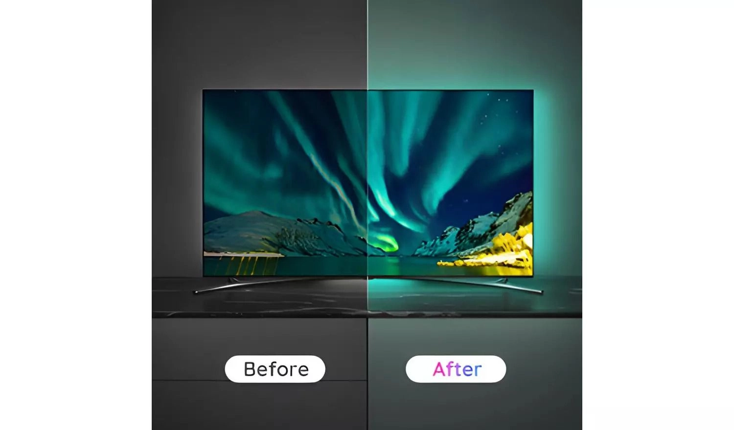 RGB Smart TV LED Backlight - 10 Feet Long