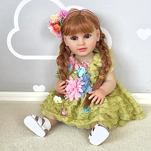 Reborn Baby Doll - 22 inch Silicone Weighted Ages 3+