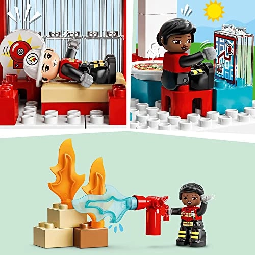 Fire Station & Helicopter Playset (10970)