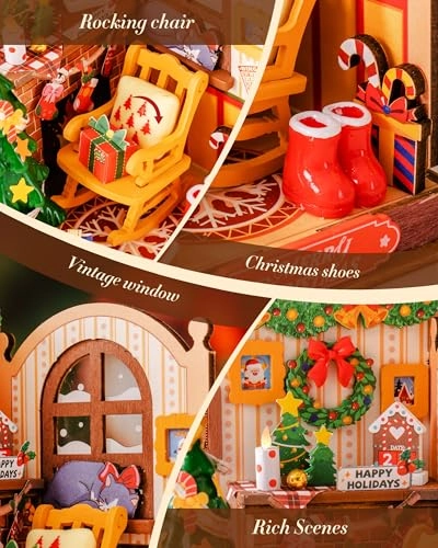 Miniature House Kit - Christmas