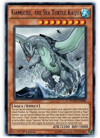 Konami Gameciel, the Sea Turtle Kaiju - Dimension of Chaos (DOCS-EN088)