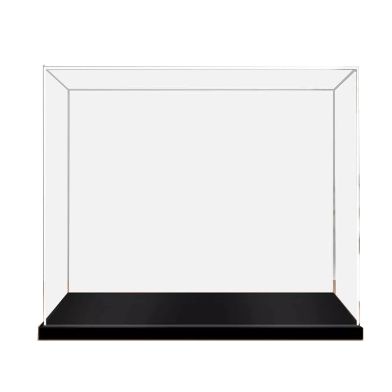 HCAEIOFJ Clear Acrylic Display Case for 71043 - Black Bottom 28.74x18.89x24.80in.