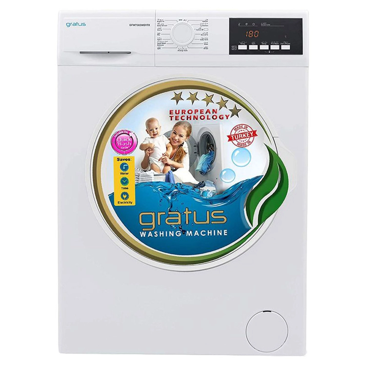 GRATUS GFW6502WEVTX