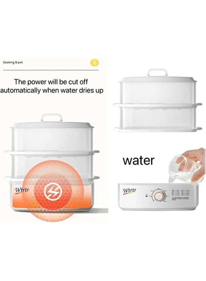 2-In-1 Multifunctional Electric Steamer