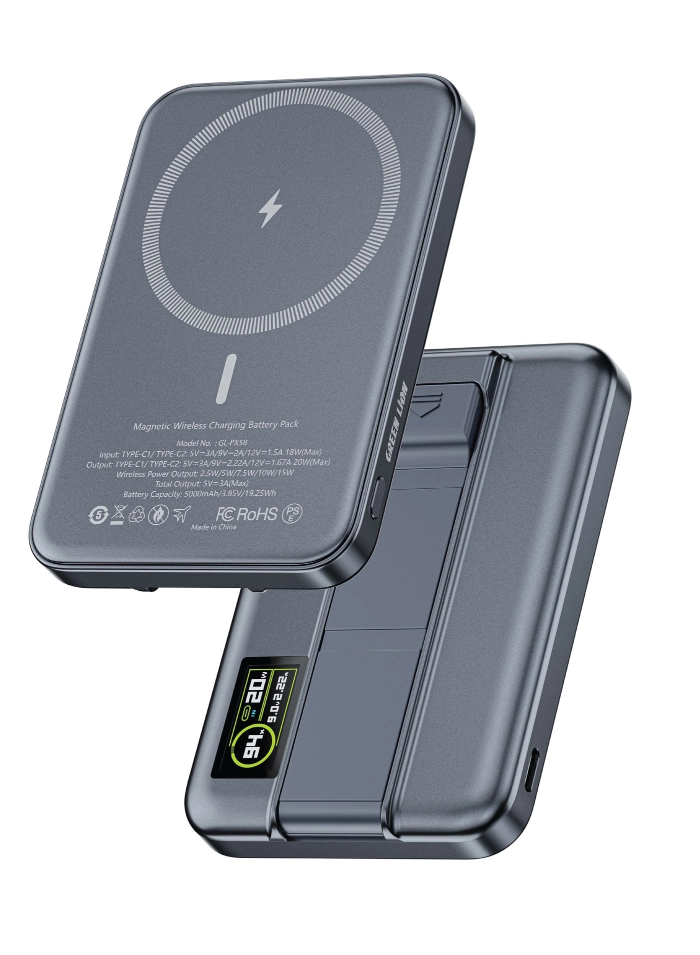 GREEN LION ASTRO - MagSafe 5000mAh 20W