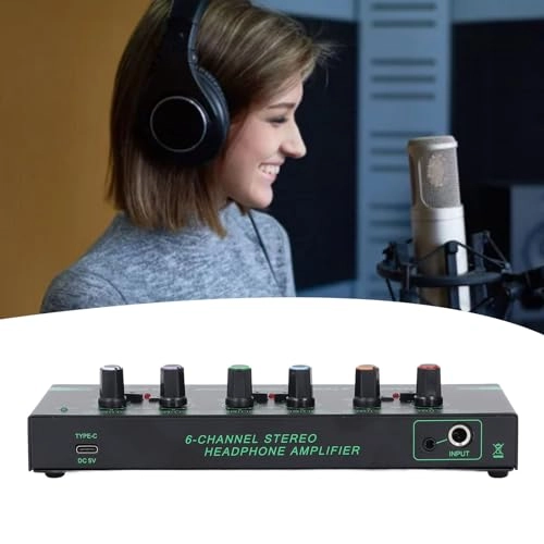 Headphone Amplifier Splitter - 6 channels