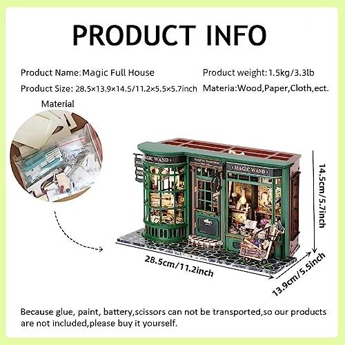 3D Wooden Puzzle Bookshelf Insert - Library of Books 1:24