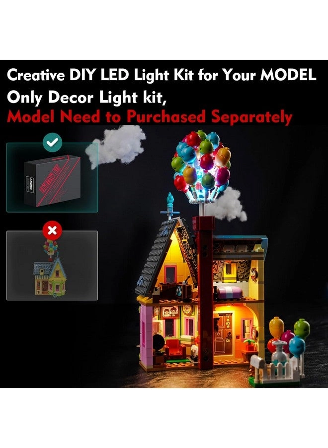 LED Light Kit - Sensing Colorful Lighting for LEGO Up House 43217