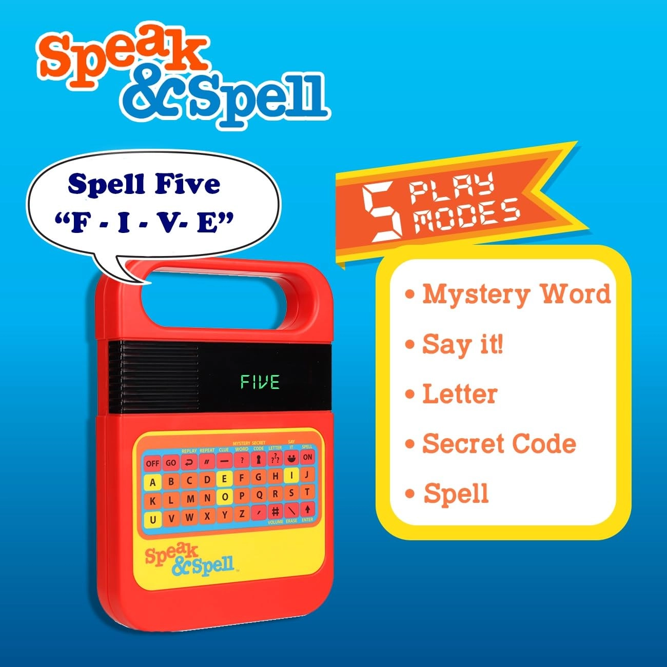 Basic Fun Retro Speak & Spell - 4 years+