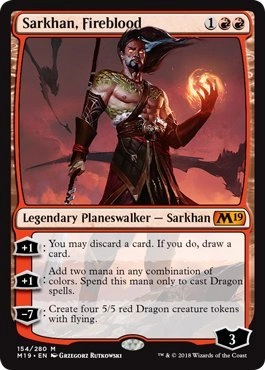 Wizards of the Coast Magic: The Gathering Sarkhan, Fireblood - 1 Piece