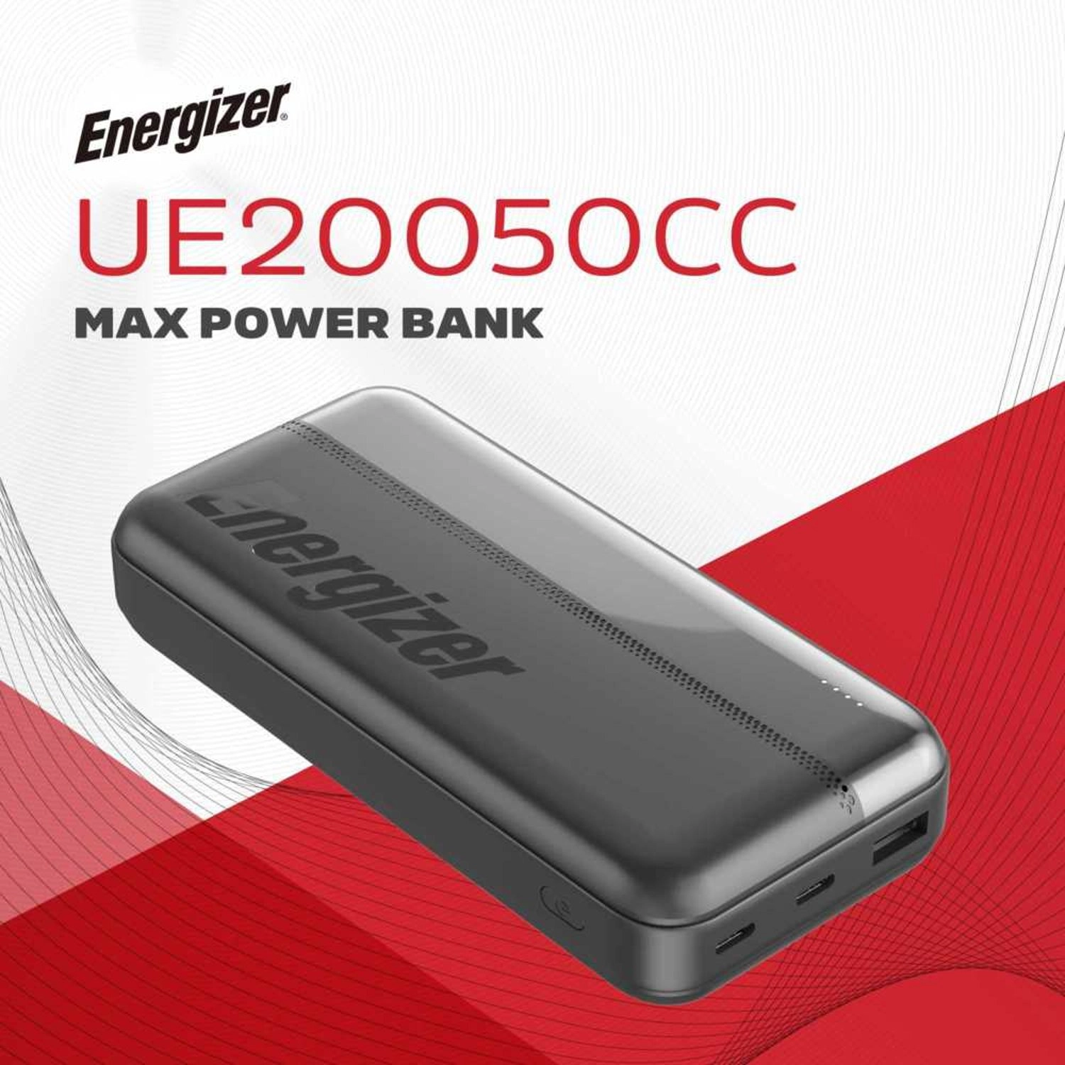 UE20050C - 20,000mAh 15W 1x USB-A 2x USB-C