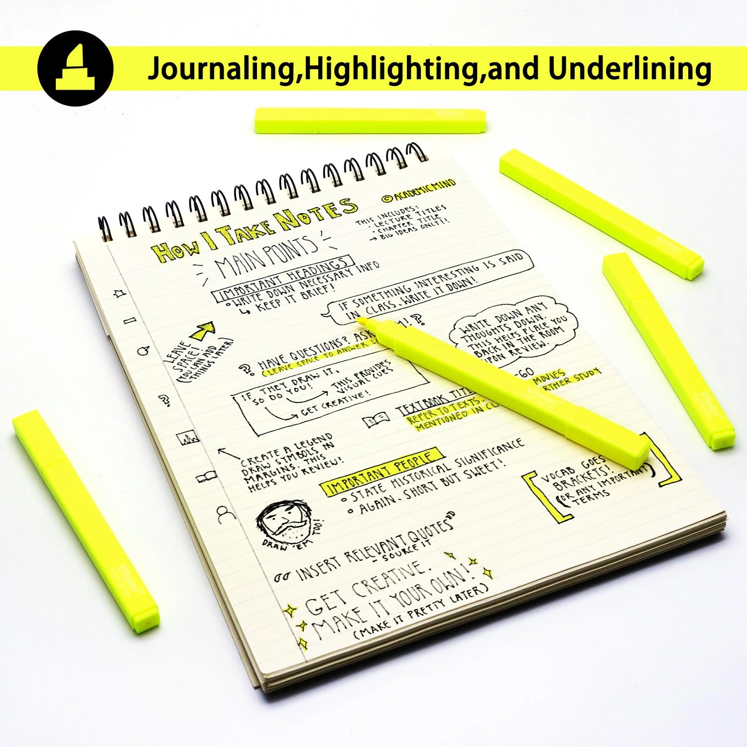 Highlighters - Assorted Colors Chisel