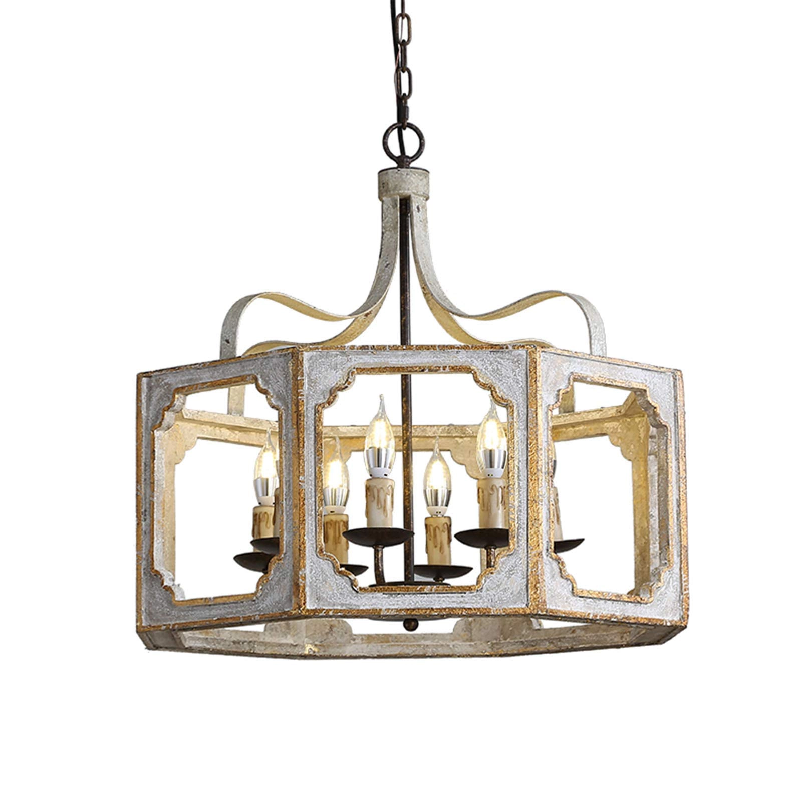E14 American Style Vintage Chandelier - 100cm