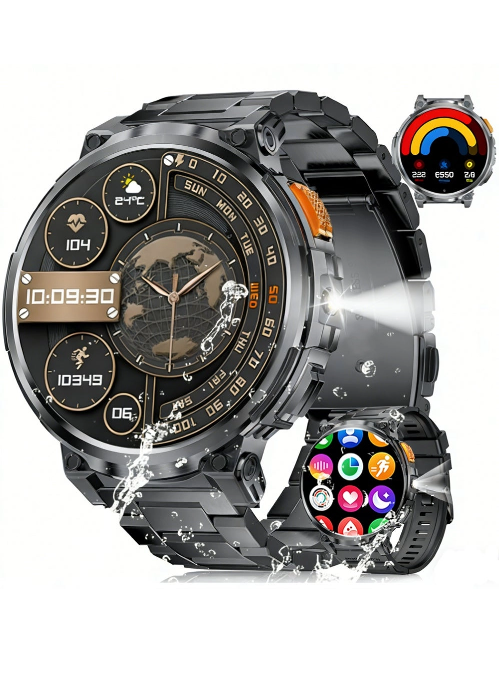 X-level Smart Watch Zinc Alloy Vacuum Plating