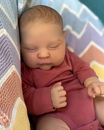Reborn Baby Doll - 20inch 50cm Silicone Sleeping Ages 3+