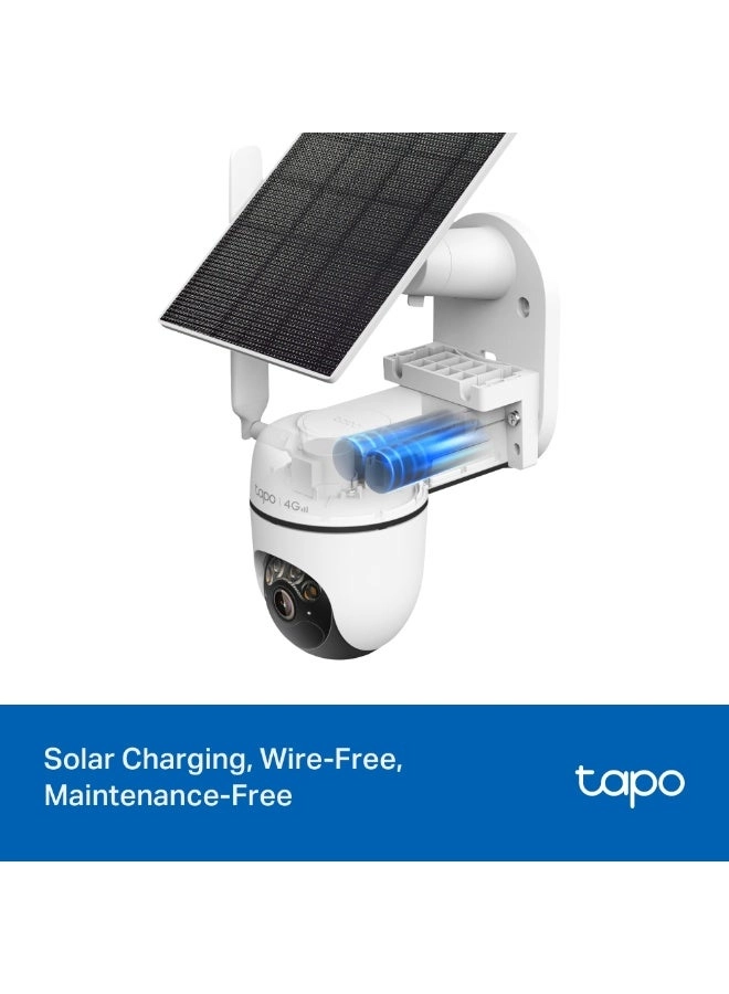 Tapo C615G - Solar-Powered Pan/Tilt 4G LTE Security Camera Kit