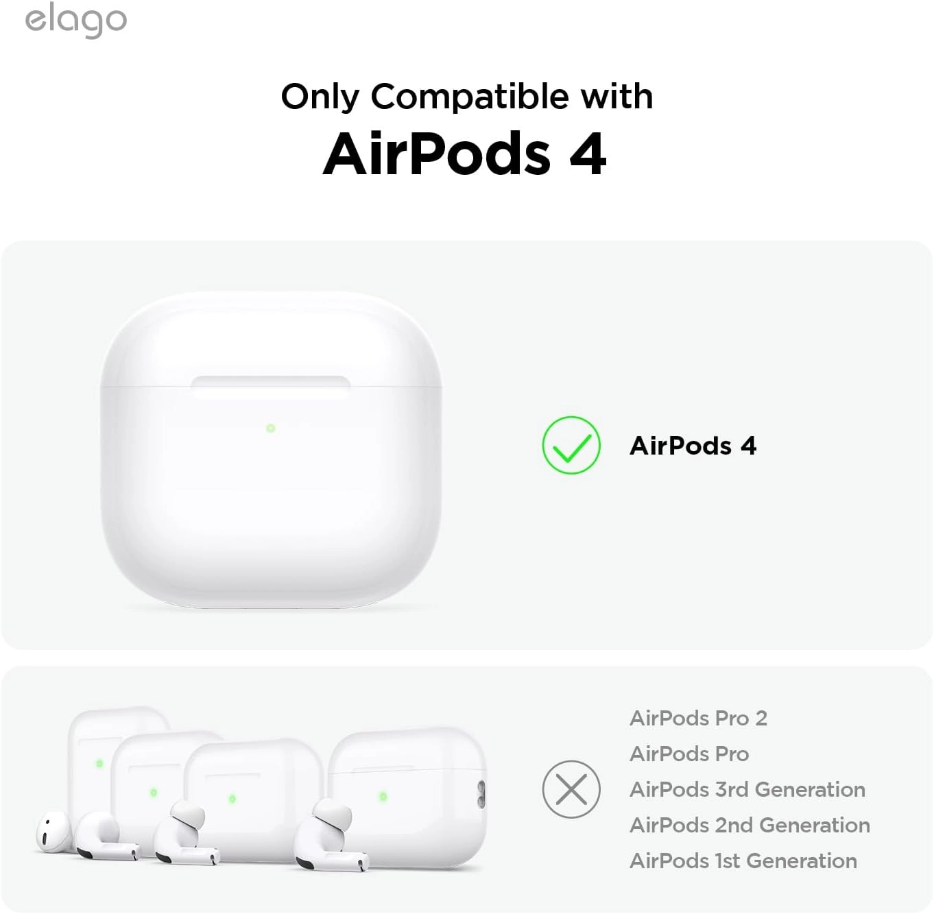 Case for AirPods 4 - Shockproof