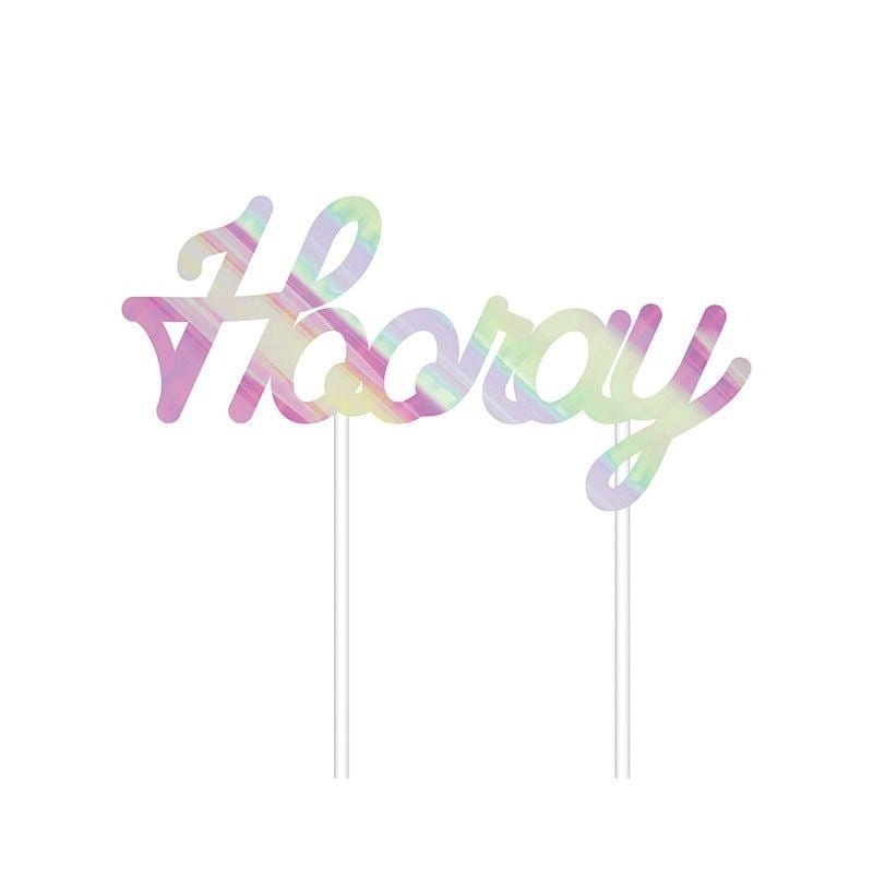 Party Zone Iridescent Pennant Banner