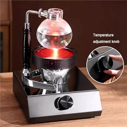 Vacuum Coffee Maker - 100 Milliliters Halogen Lamp Heater