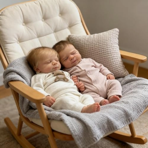 Pascale Reborn Baby Doll - 18 inch Vinyl Ages 3+ Bundle