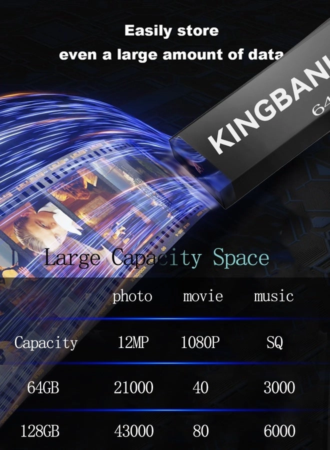 USB-Silver - USB3.0 64GB