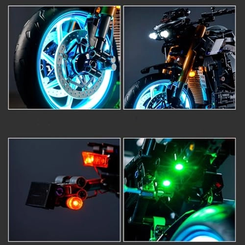 LED Light kit for LEGO Motorbike Model 42159