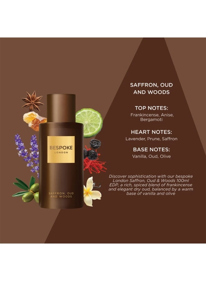 Gold Collection Saffron, Oud & Woods Eau de Parfum - 100ml