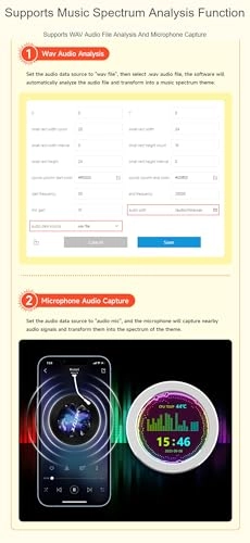 4-USB Cooler LCD-W - 4inch 720x720 Pixel