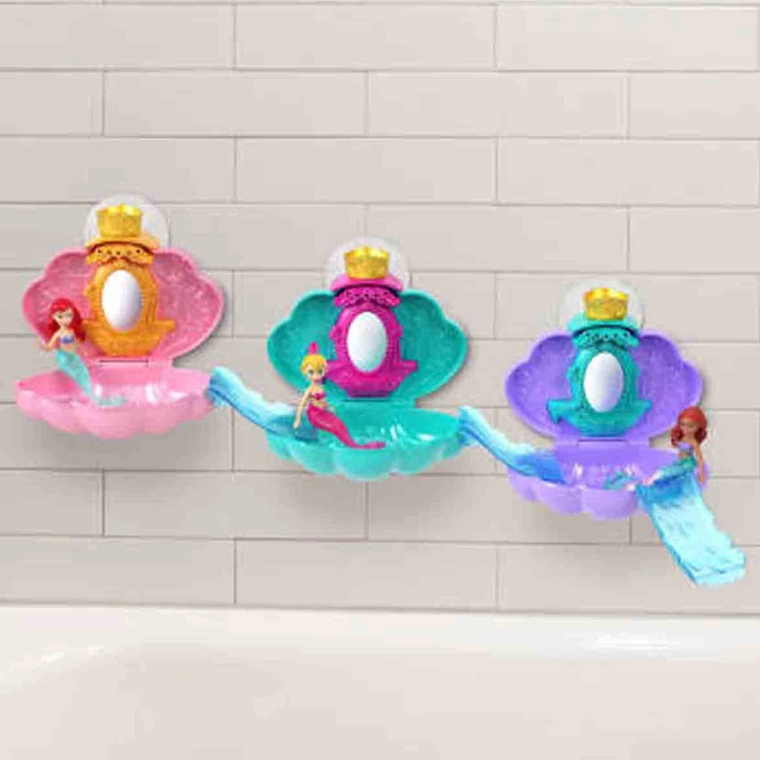 Ariel Bath Time Doll - water-safe rooted red hair