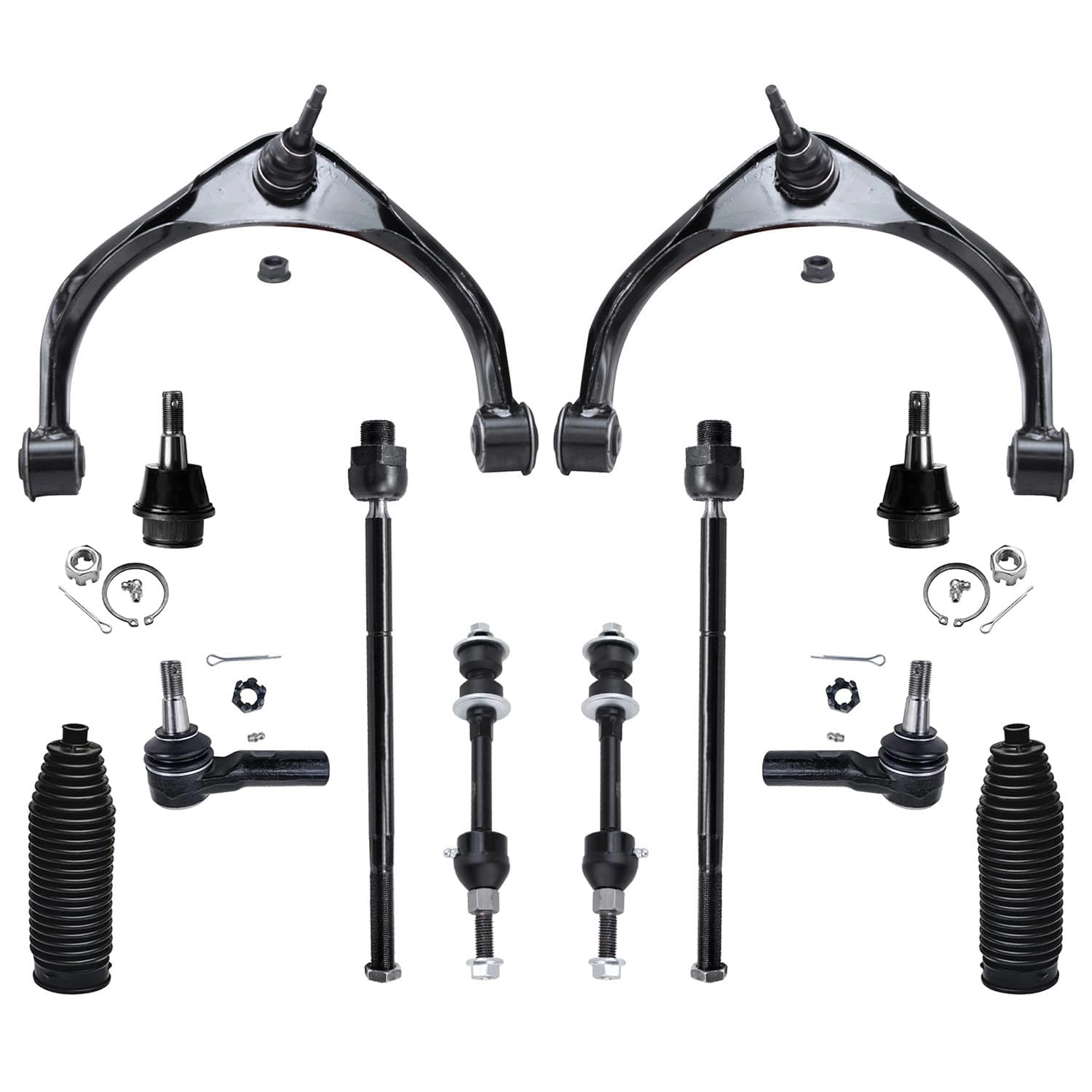 Detroit Axle RWD Front End 12pc Suspension Kit
