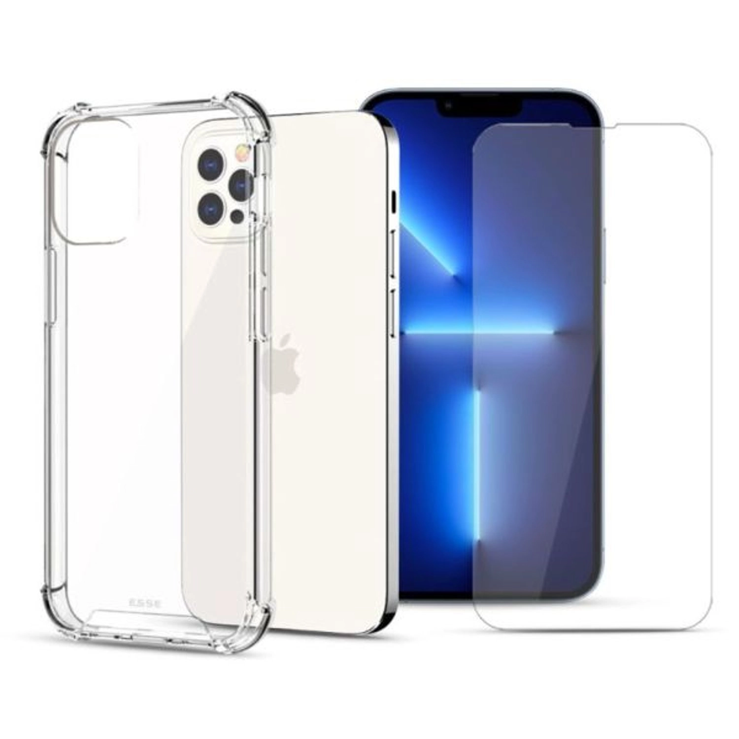 Clear Case Case & Screen Protector for iPhone 13 Pro Max