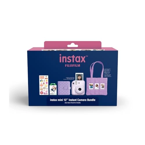 Instax Mini 12 - Blue 2025 Holiday Bundle