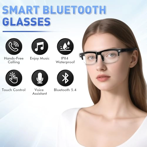 Smart Glasses - Auto-On/Off Bluetooth 5.3 UV400 Protection