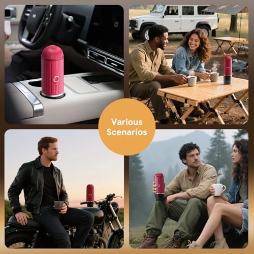 Portable Coffee Maker - powder capsules